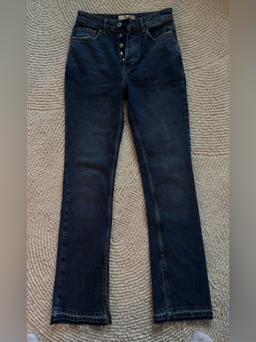 We The Free Indigo Denim Jeans with Label Detail